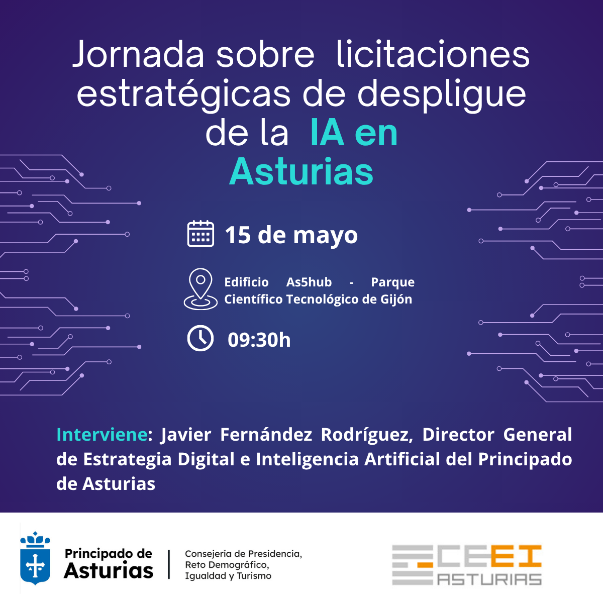 Imagen Jornada sobre licitaciones estratégicas de despliegue de la IA en Asturias