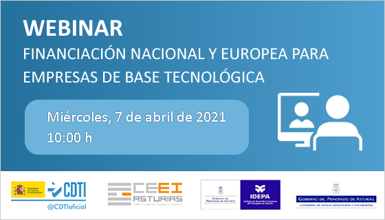 Imagen Jornada financiación nacional y europea para empresas de base tecnológica