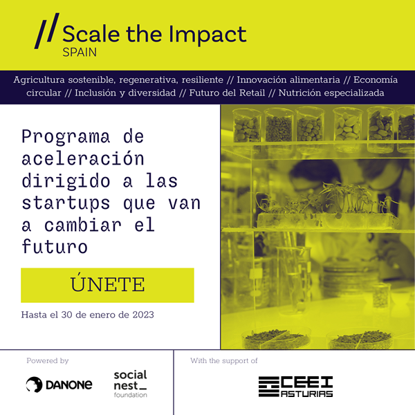 Imagen OPEN CALL Scale the Impact