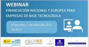 Imagen Jornada financiación nacional y europea para empresas de base tecnológica