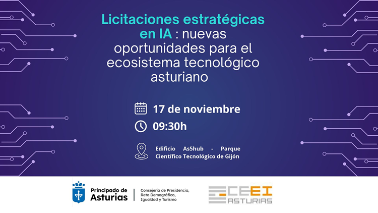 Imagen Licitaciones estratégicas en IA: nuevas oportunidades para el ecosistema tecnológico asturiano