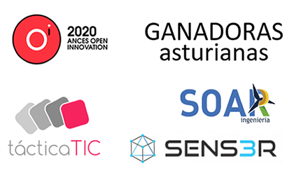 Imagen noticia:  Táctica TIC, Sens3r y Soar-Ingeniería ganan en Ances Open Innovation, un premio nacional de innovación abierta.